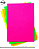 Papel Neon A4 180g Offset Opaline Colorplus Fosco Artesanato Criativo 20 Fls Coloridos Masterprint - Imagem 3