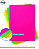Papel Neon A4 180g Offset Opaline Colorplus Fosco Artesanato Criativo 20 Fls Coloridos Masterprint - Imagem 4