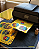 Papel Vinil Adesivo Dourado A4 135g - 10 Folhas Masterprint - Imagem 5