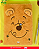 Caderno de Anotações Fluffy Ursinho Pooh Disney Capa de Pelúcia 80 Folhas Pautadas Decoradas 15x21cm DAC - Imagem 3