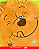 Caderno de Anotações Fluffy Ursinho Pooh Disney Capa de Pelúcia 80 Folhas Pautadas Decoradas 15x21cm DAC - Imagem 4