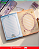 Diário Princesas Disney com Espelho 80 Folhas Decoradas 80g 3 Cartelas de Adesivos Bolso e Fechamento Magnético DAC - Imagem 5