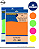 Papel Neon A4 180g Color Plus Opaline Fosco 20 Folhas Masterprint - Imagem 1