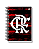 Caderno Universitário Flamengo Oficial 1 Matéria 80 Folhas Capa Dura Espiral KIT - Imagem 4