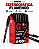 Caixa 50 Canetas Esferográficas Flamengo Oficial Azul 1.0mm KIT - Imagem 1