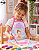 Kit Avental Infantil para Pintura e Atividades Escolares Futebol ou Bailarina - Imagem 4