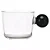 Xícara de Café Dots Black 120ml - Imagem 1