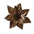 Enfeite Bico Papagaio Gold Rose 15cm Natal - Imagem 1