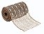 Enfeite Tela Decorativa Sisal Flocos 15cm c/ 5M Natal - Imagem 1