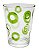 Copo Acrílico Verde 500ml Textura Círculos - Imagem 1