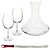 Kit Decanter 4 Peças Vidro Transparente - Imagem 1