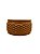 Pote Trama Couro Legítimo 15cm Castanho M - Imagem 1