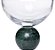 Jogo 2 Taças Cristal com Base Marmore Verde - Imagem 2