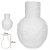 Vaso Decor Porcelana Branco 25cm x 15 d - Imagem 1