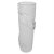 Vaso Vidro Tubo Com Aplicação Transparente Fosco 41cm 13d - Imagem 1