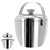 Balde Gelo Inox Classic 1750ml 17,5X16cm C/ Alça E Tampa - Imagem 1