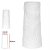 Vaso Decor Porcelana Branco 24,3cm alt x 11,5d - Imagem 1
