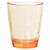 Copo Acrílico Martelado Laranja 410ml 10,9alt x 9d - Imagem 1