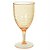 Taça Acrílico Martelado Laranja 400ml 19,5X9cm - Imagem 1