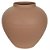 Vaso Metal Texturizado Marrom 26,8cm 28d - Imagem 1