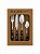 Conjunto Talheres Aço Inox Preto 16 Peças WJ4002 - Imagem 1