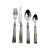 Faqueiro 24pcs Inox Cabo Cinza SG0067 - Imagem 1