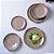 Prato Sobremesa Organico Shimeji Gold 6pcs 19,5cm - Imagem 2