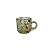 Conj 4 Xícaras Café Murano Mesclado Branco e Marrom 76ml - Imagem 1