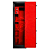 Cofre 140x40x34 Segredo Mecânico preto c/ vermelho - Imagem 3