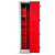 Cofre 130x30x30 segredo mecânico CINZA C/VERMELHO - Imagem 2