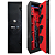 Cofre 140x40x34 segredo mecânico com coldre preto c/ Vermelho - Imagem 2