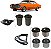 Kit Bucha Bandejas Dianteira Opala Caravan 1969 1979 - Imagem 1