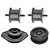 Kit Coxim Direito Motor Câmbio Cardã Chevette 1981 1982 1986 - Imagem 2