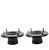 Kit Par Batente Superior Coxim Amortecedor Dianteiro Edge 2008 2009 2010 2011 2012 2013 2014 - Imagem 1