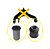Kit 2 Bucha Bandeja Inferior Mitsubishi L200 Pajero Sport - Imagem 2