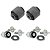 Kit Bucha Braço Facão Eixo Traseiro New Civic 2006 2007 2008 2009 2010 2011 2012 - Imagem 3