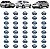Kit 40 Kit Prato Assento Superior Mola Gol G5 Beetle Audi A3 Golf - Imagem 1