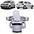 Coxim Superior Cambio Aluminio Gol G5 Voyage Fox Polo - Imagem 1