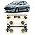 Kit Bucha Estabilizadoras Quadro Eixo Traseiro Peugeot 206 1998 1999 2000 2001 2002 2003 2004 2005 2006 2007 2008 2009 2010 - Imagem 1