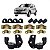 Kit Suporte Bucha Barra Tensora Estabilizadora Agile 2009 2010 2011 2012 2013 2014 2015 - Imagem 1