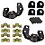 Kit Suporte Bucha Barra Tensora Estabilizadora Corsa Classic Pick-up SW Prisma Celta - Imagem 3