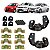 Kit Suporte Bucha Barra Tensora Estabilizadora Corsa Classic Pick-up SW Prisma Celta - Imagem 2