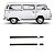 Par Tubo Dágua Motor Kombi 1.4 Total Flex 2006 2014 845mm - Imagem 1