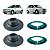 Kit Prato Calço Inferior Amortecedor Traseiro Corsa Classic Celta Prisma Zafira Novo Corsa Hatch Sedan - Imagem 1