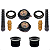 Kit Coxim Amortecedor Dianteiro Batente Haste Scenic Megane 1999 2000 2001 2002 2003 2004 - Imagem 2
