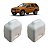Kit Batente Amortecedor Dianteiro Suspensão Mola Auxiliadora Duplo Grand Cherokee 1999 2000 2001 2002 2003 2004 2005 - Imagem 2