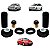 Kit Coxim Batente Amortecedor Dianteiro Fox Polo Spacefox - Imagem 2