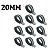 Kit 10 Abraçadeiras Aço Carbono Emborrachada 20mm M20 Carbono - Imagem 2