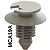 40 Grampo Fix.Forr.Passat/Gol/Voyage Pap.Porta - Imagem 2