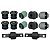 Kit Buchas Suspensão Traseira Civic 2001 2002 2003 2004 2005 (Com bucha do braço 42mm) - Imagem 2